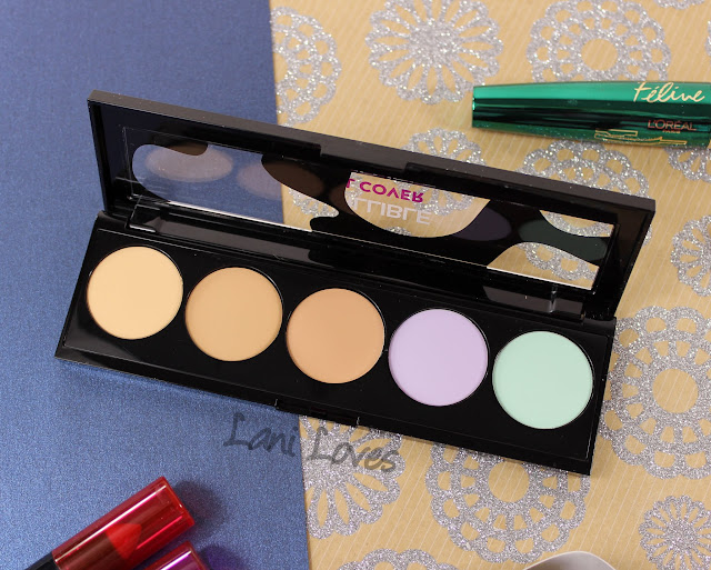 L'Oreal Infallible Total Cover Concealer Palette Swatches & Review