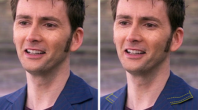 10th Doctor blue suit collar 10th Doctor blue suit collar