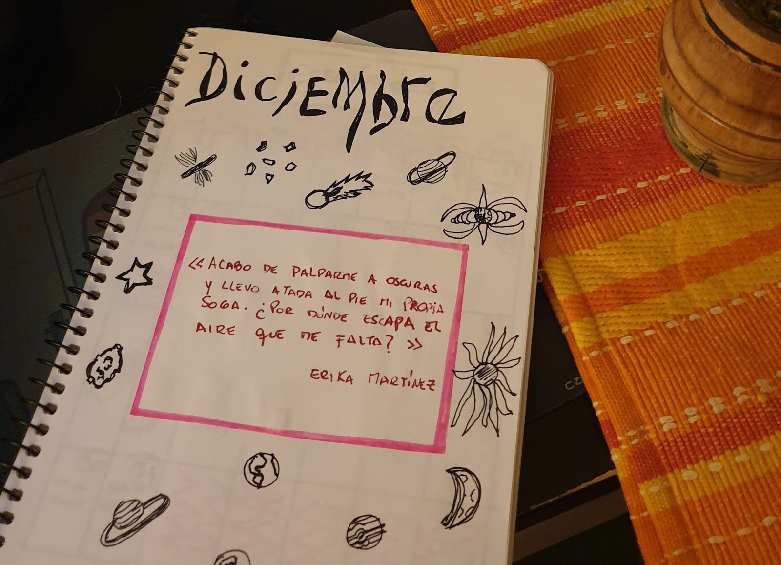 Erika Martínez en «Lunes de Poesía» Erika Martínez en «Lunes de Poesía»