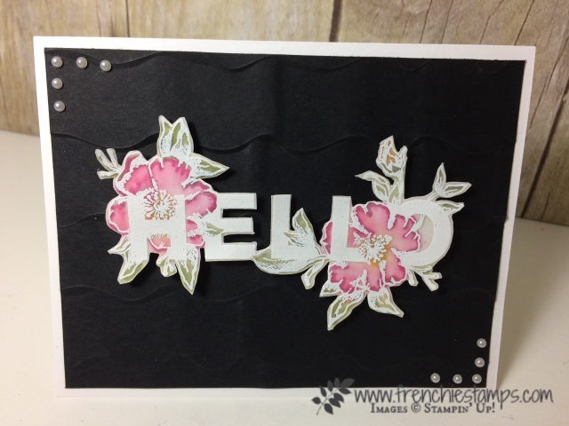Floral Statements on Vellum, Stampin'Up!