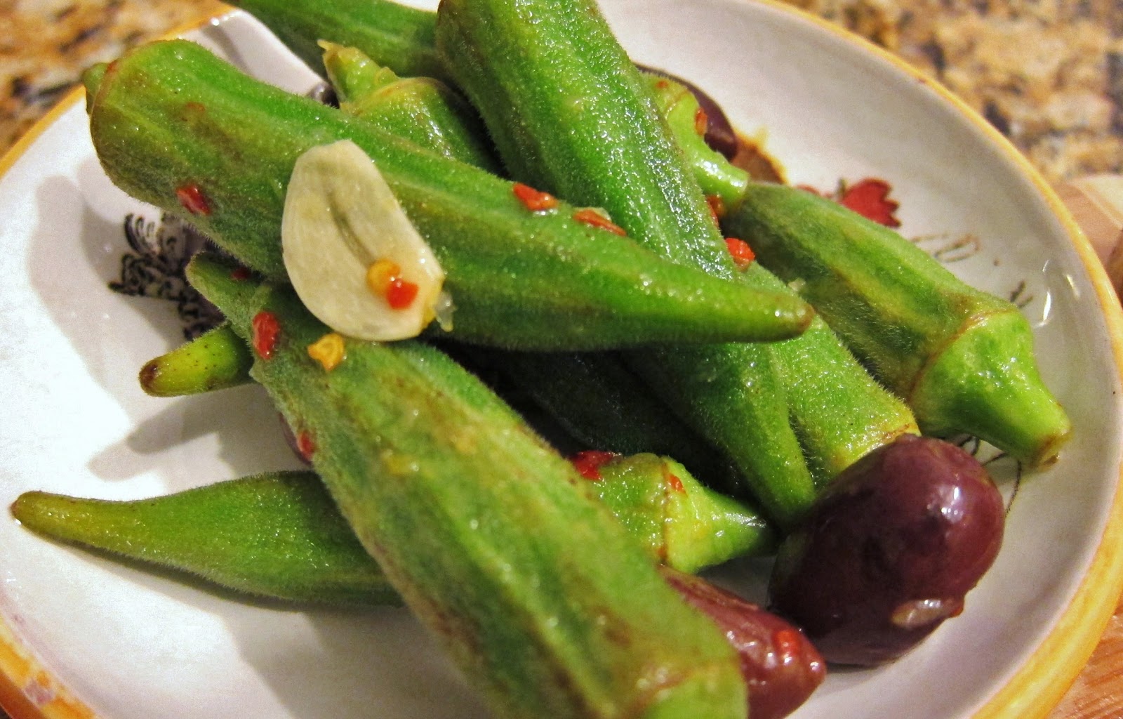 The Vegan Chronicle LemonMacerated Okra and Olives