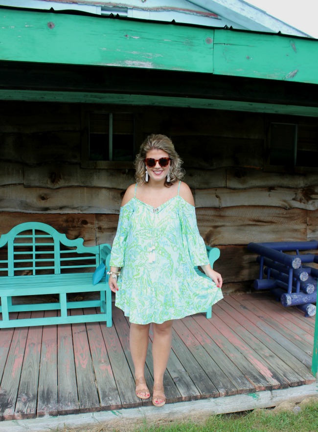 Lilly Pulitzer Off-The-Shoulder Dress
