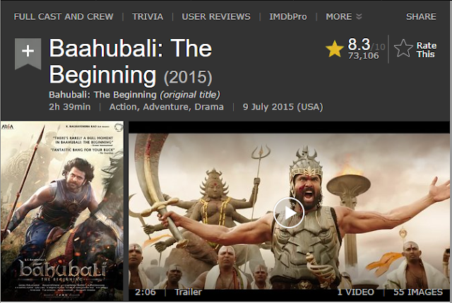 Review: Baahubali - The Beginning (2015) - Phim Ấn Độ mà hay quá thể!!!