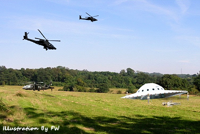 French Police Send Chopper To Investigate 'UFO Crash'