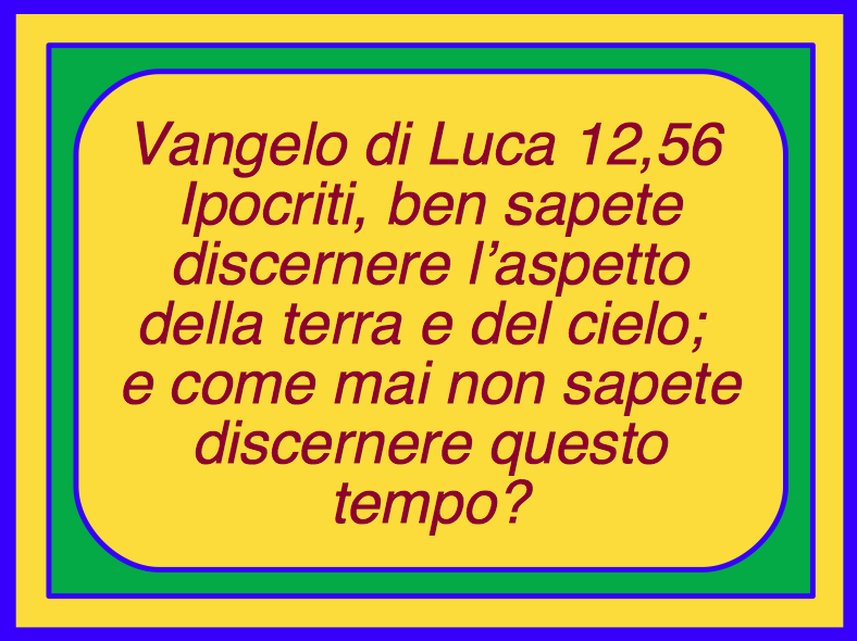 Vangelo Lc 12,56