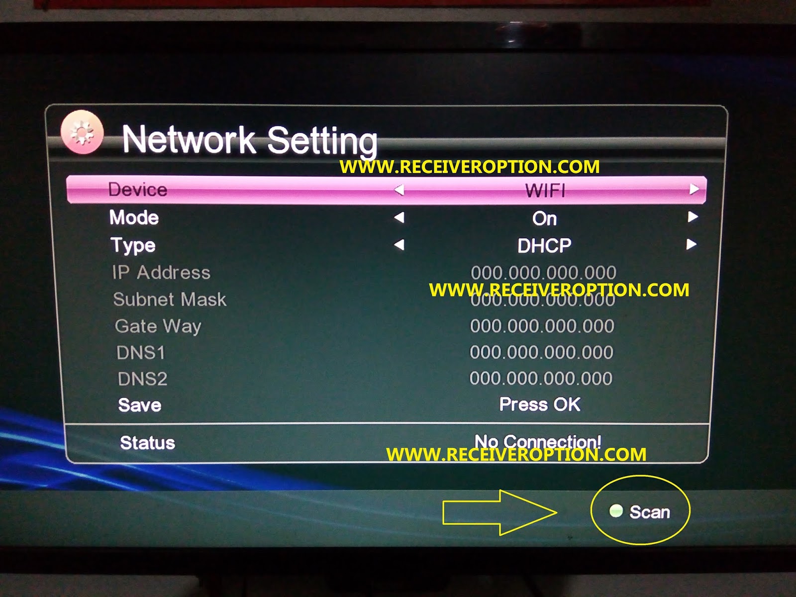 echolink receiver wifi hd