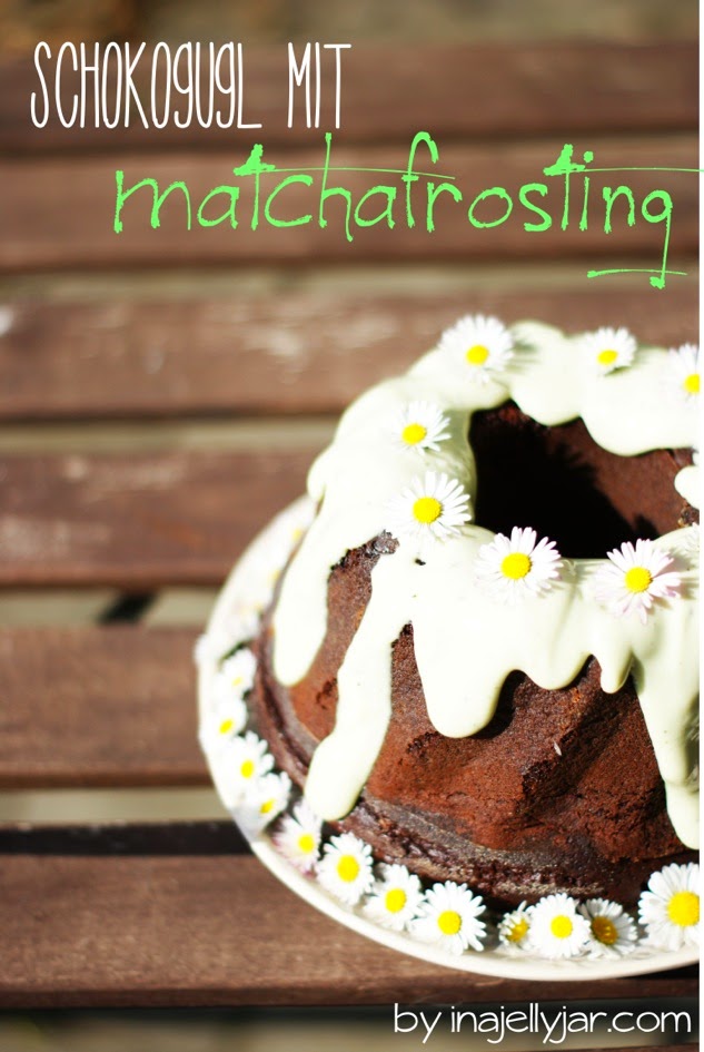 [Gastblogger] Schoko-Sauerrahm-Gugel mit Matcha-Glasur von Conny