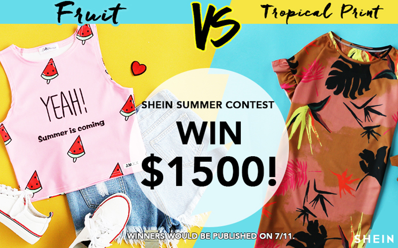 Shein Summer Contest:Fruit VS Tropical Print