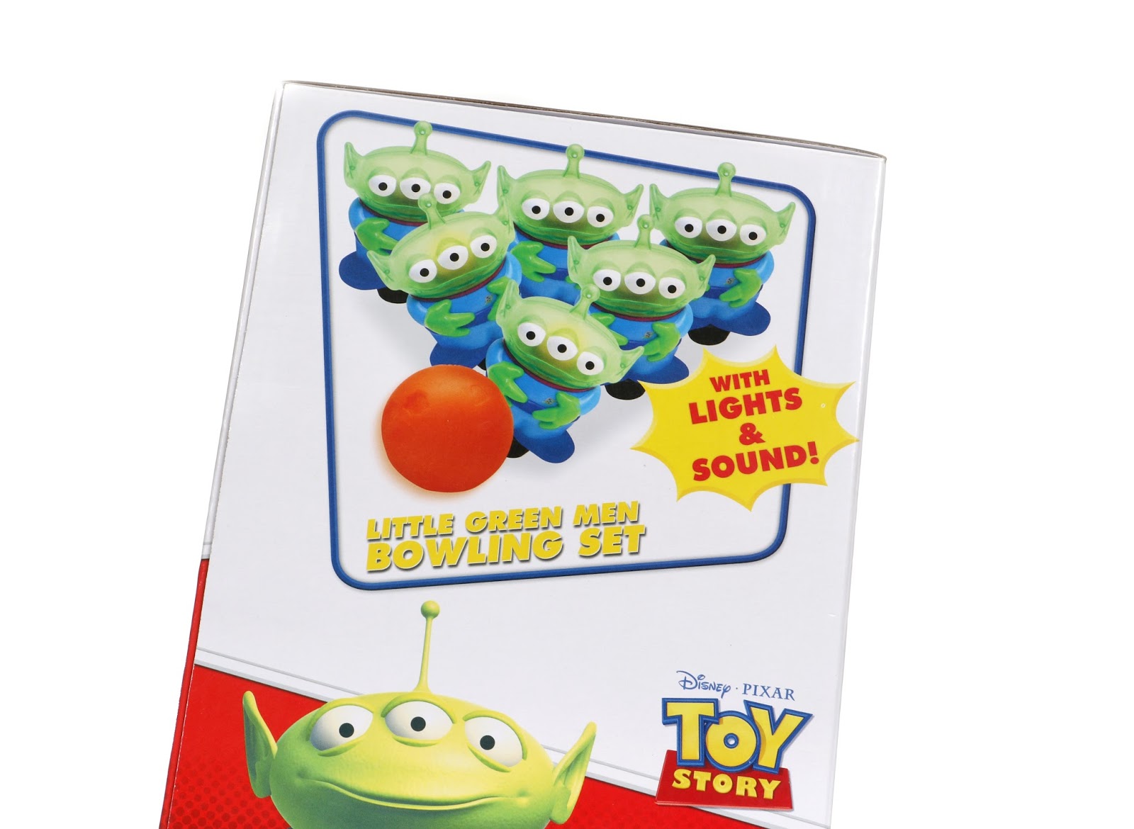 Dan the Pixar Fan Toy Story Little Green Men Bowling Set—Lights & Sound!
