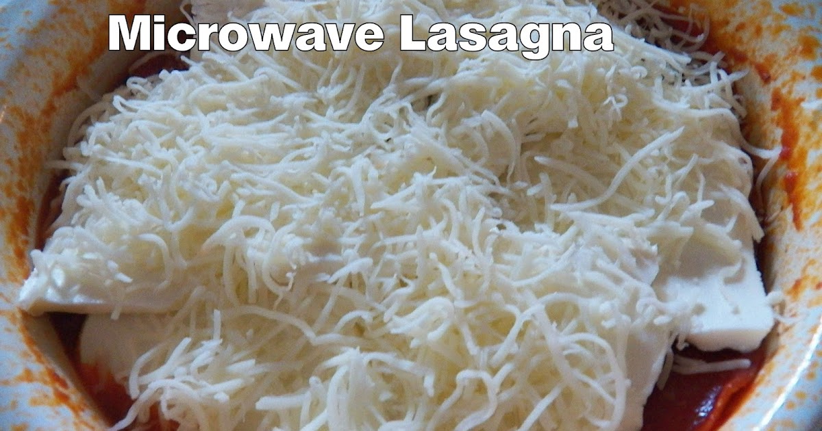 Renee's Microwave Lasagna Sid's Sea Palm Cooking