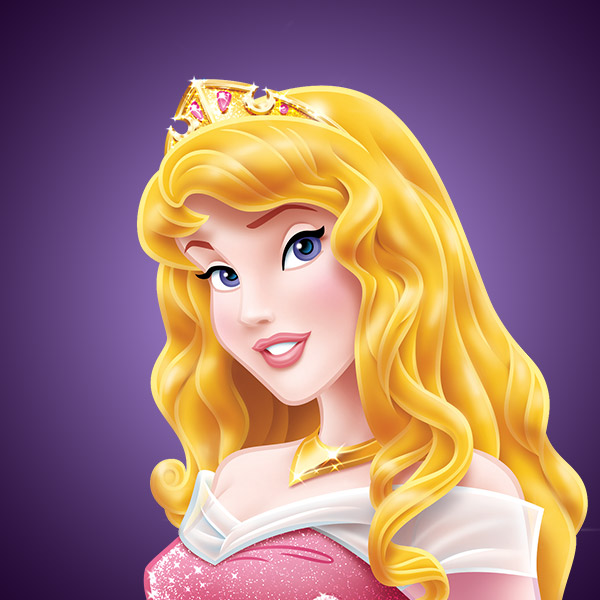 Invitación de Cumpleaños de la Bella Durmiente Aurora Princesas Disney