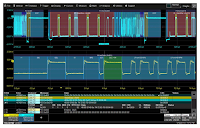 Color-coded overlays help decipher the data stream Color-coded overlays help decipher the data stream