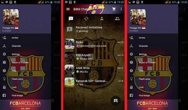 BBM Mod Theme Barcelona FC v2.13.1.14 Apk