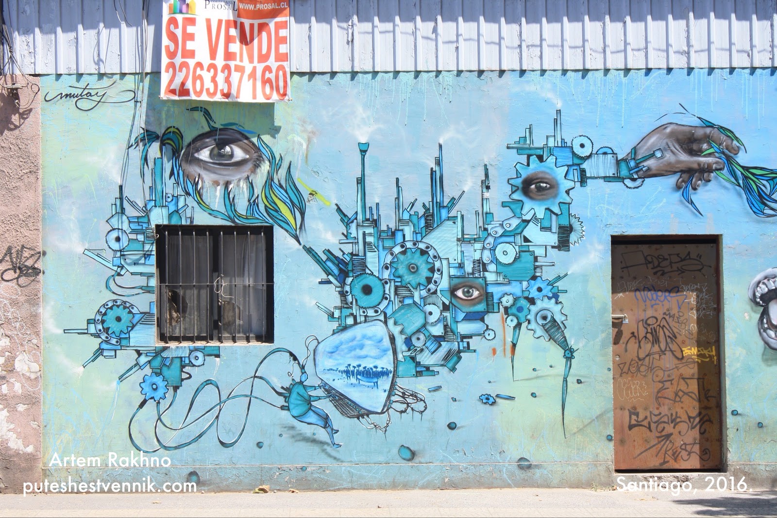 Граффити в Сантьяго-де-Чили