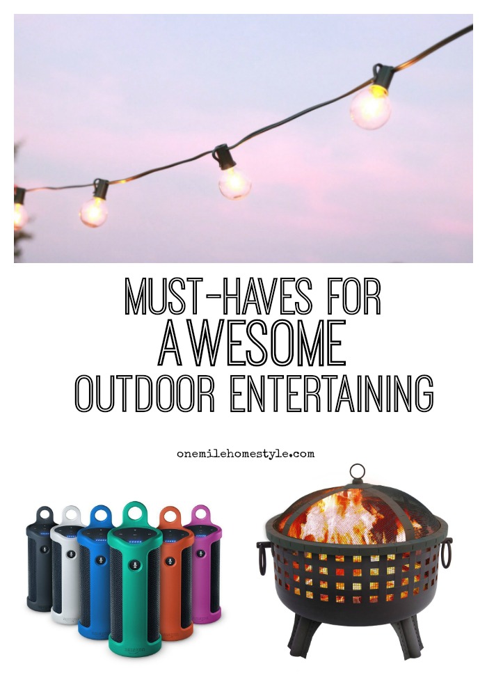 MustHaves For Outdoor Entertaining Areas