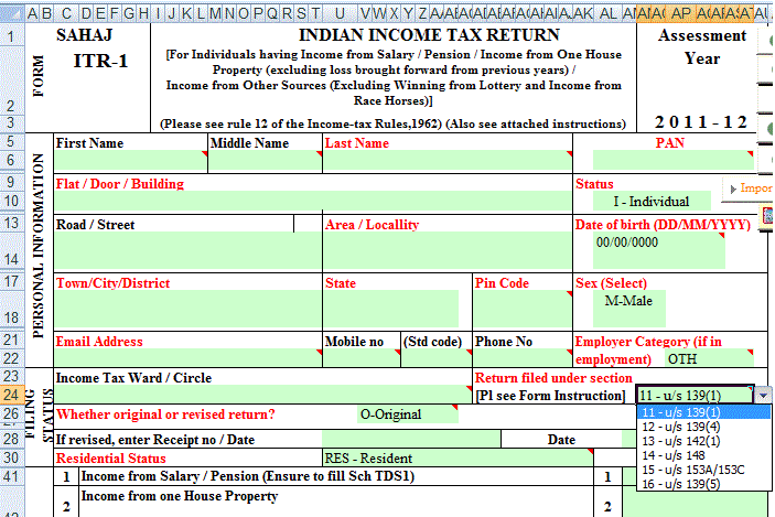 Income Tax Return For Company