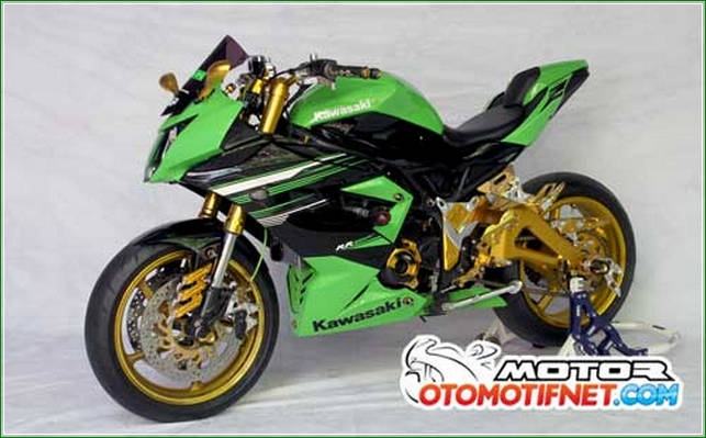 Hasil Modipikasi Keren SuperMoto - Cara Melakukan Modifikasi Kawasaki Ninja RR Mono Gaya Moge Sport Yang Simpel Tanpa Menunggu Lama Hasil Modipikasi Keren SuperMoto - Cara Melakukan Modifikasi Kawasaki Ninja RR Mono Gaya Moge Sport Yang Simpel Tanpa Menunggu Lama