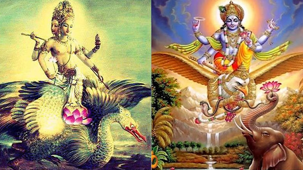 Vahanas: Vehículos animales sagrados de los dioses hindúes; y su diferencia con los Vimanas Vahanas: Vehículos animales sagrados de los dioses hindúes; y su diferencia con los Vimanas