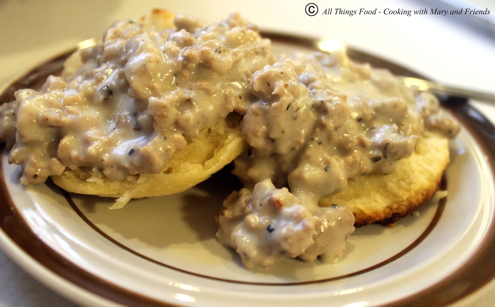 Cooking With Mary and Friends Homemade Sausage Gravy