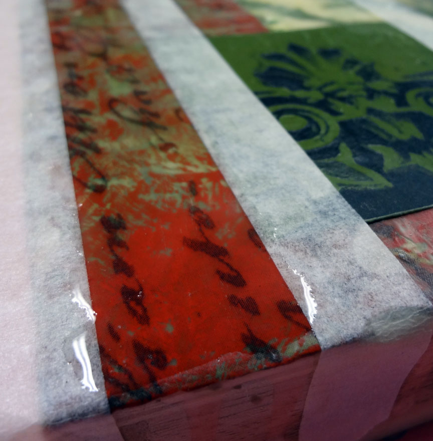 Resin Crafts Envirotex Lite Resin over Encaustic Collage Part One