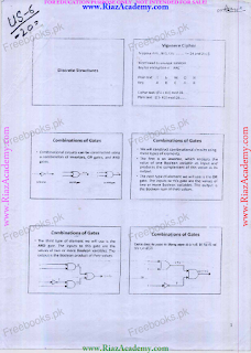 Notes For Discrete Structures US-6 for BSCS Notes For Discrete Structures US-6 for BSCS