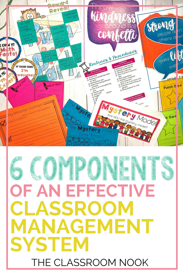 Does your classroom management system include all 6 of these essential components? Read this post to learn how to make sure you've got an effective classroom management system in your upper elementary classroom #classroommanagement #backtoschool #classroomcommunity Does your classroom management system include all 6 of these essential components? Read this post to learn how to make sure you've got an effective classroom management system in your upper elementary classroom #classroommanagement #backtoschool #classroomcommunity