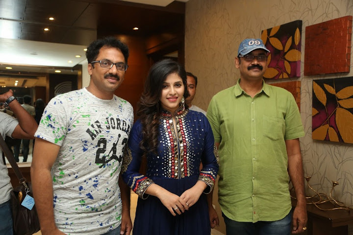 Anjali at Chitrangada Movie Pre Release Function