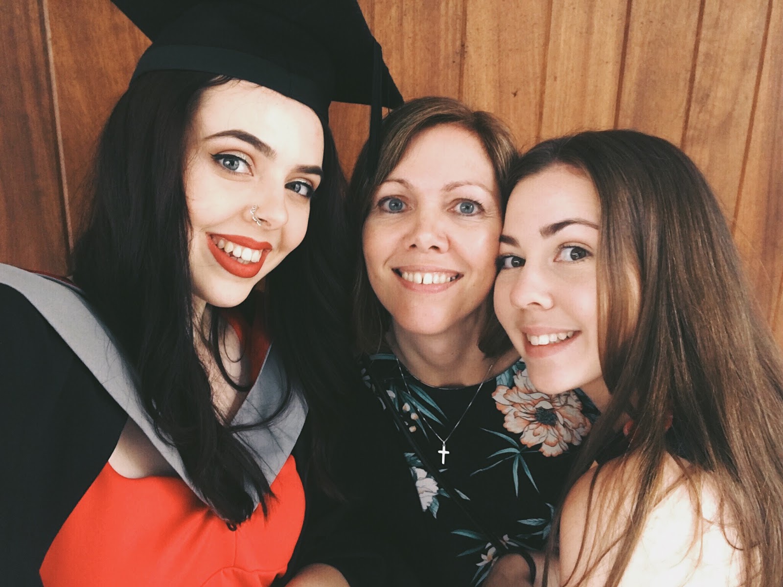 family at graduation