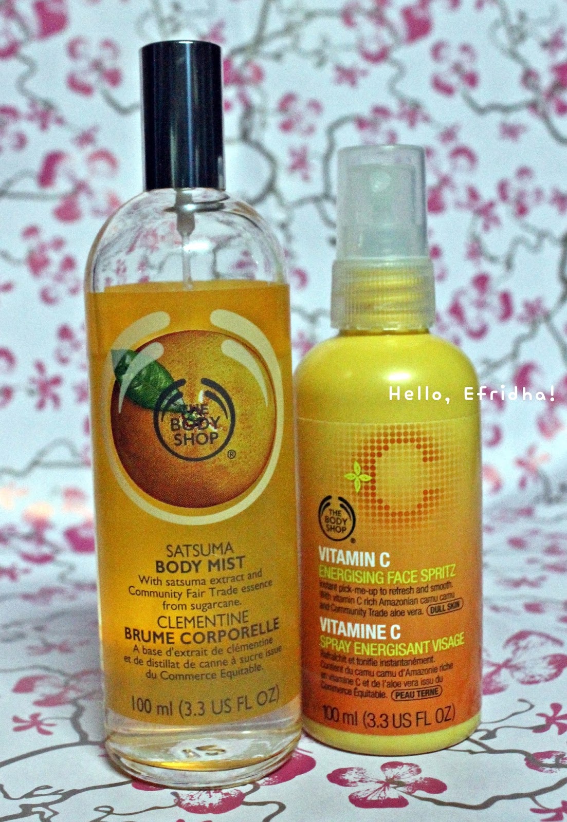 Review Satsuma Body Mist & Vitamin C Energising Face Spritz Hello, Gyt!