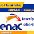 Bolsas gratuitas no SENAC Campinas