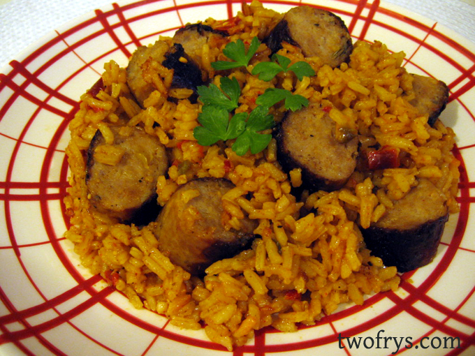 Two Frys Vigo Jambalaya Rice And Sausage