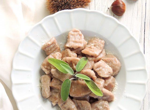 gnocchi con farina di castagne col Bimby 