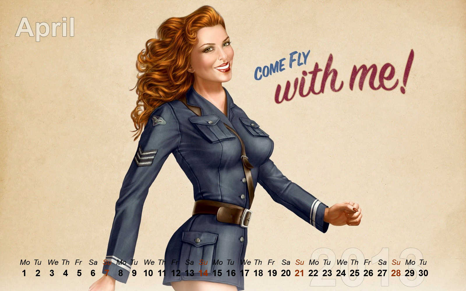 Pin Up Girls Calendar 2013