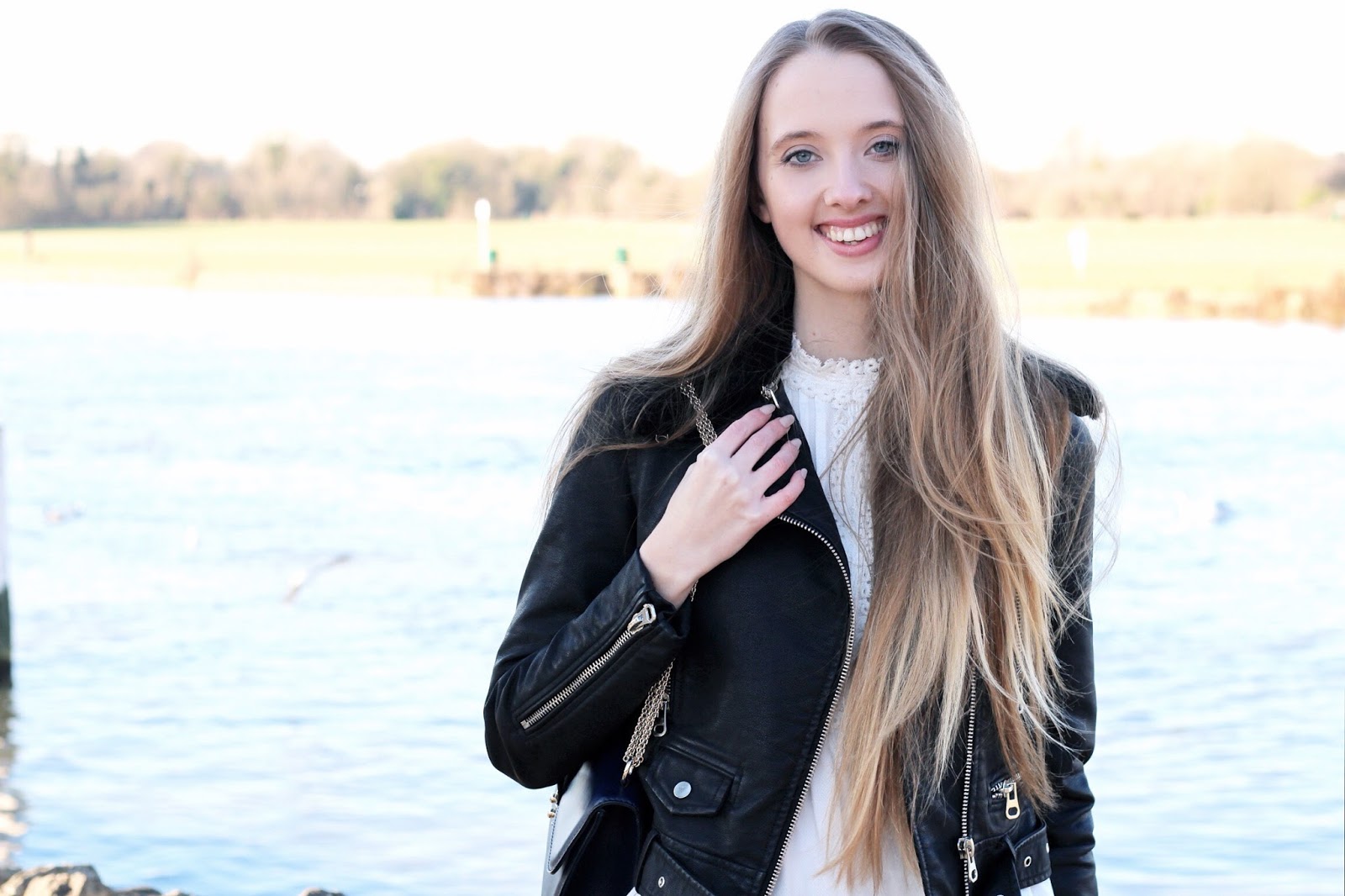 Leather jacket Styling a leather jacket in winter