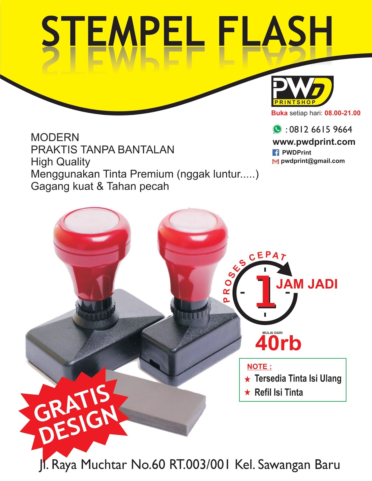 Buat Stempel Di Depok Kunci Soal