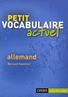 Petit vocabulaire actuel allemand
