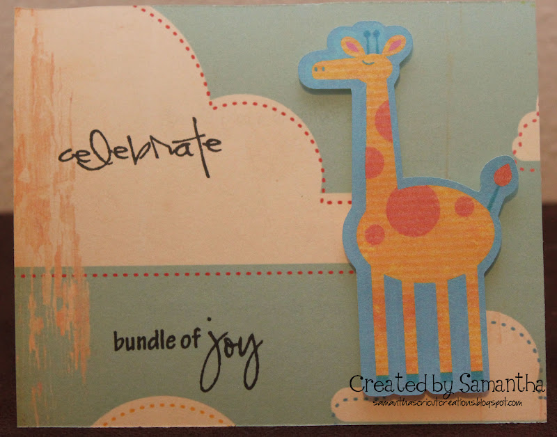 Samantha's Cricut Creations Baby Shower Invitations