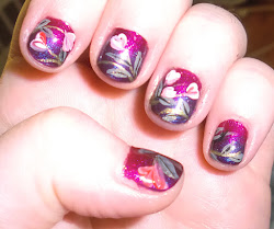 nail nails short valentine valentines designs gel floral tips