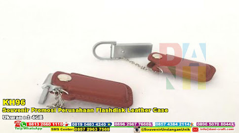 Souvenir Promosi Perusahaan Flashdisk Leather Case