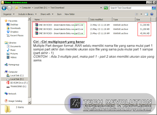 Cara Extract Winrar Multiple Part