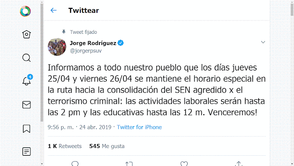 Gobierno extiende hasta el viernes horario especial de actividades laborales y escolares Gobierno extiende hasta el viernes horario especial de actividades laborales y escolares