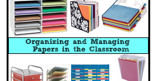 Organizing and Managing Papers in the Classroom: Storage Containers ...