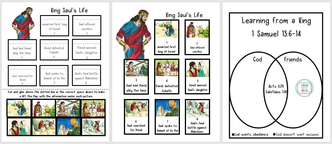 King Saul's Life | Bible Fun For Kids