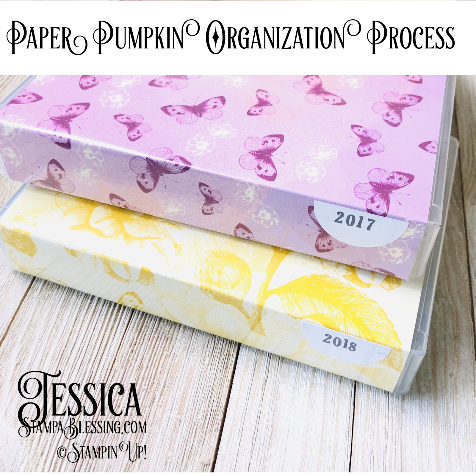 Stamp a Blessing Paper Pumpkin Stamps Organization