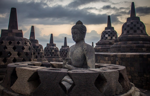 Borobudur Temple Borobudur The World's Largest Buddhist Temple in Yogyakarta, Indonesia