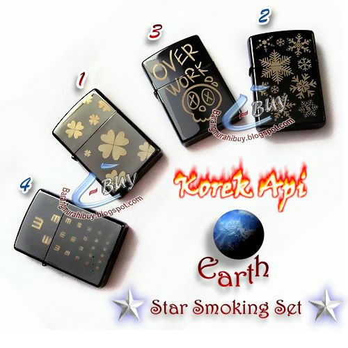 Korek Api Set model Zippo Smoking 003