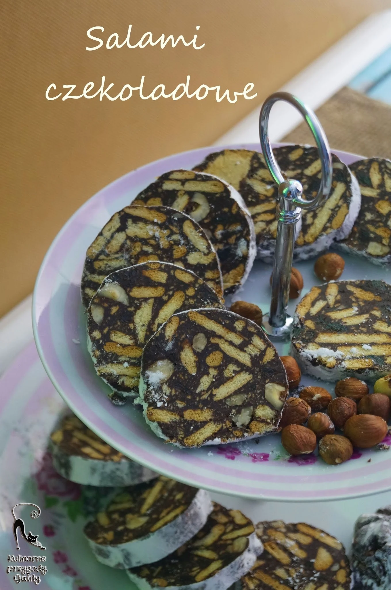 Czekoladowe salami z orzechami, czyli blok czekoladowy