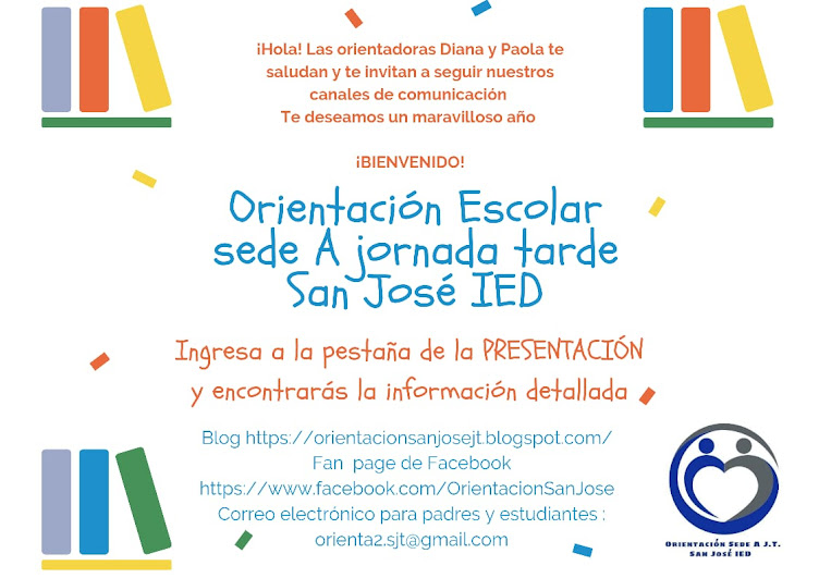 Orientación escolar Jornada Tarde