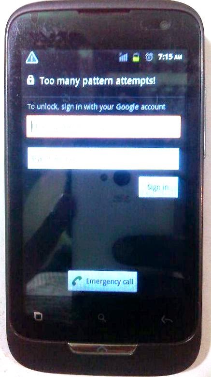 Android Too Many Incorrect Attempts Android Made Simple!