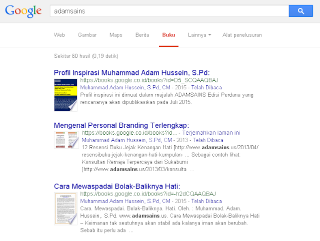 Buku Terbitan Adamssein Media di Google Buku Buku Terbitan Adamssein Media di Google Buku